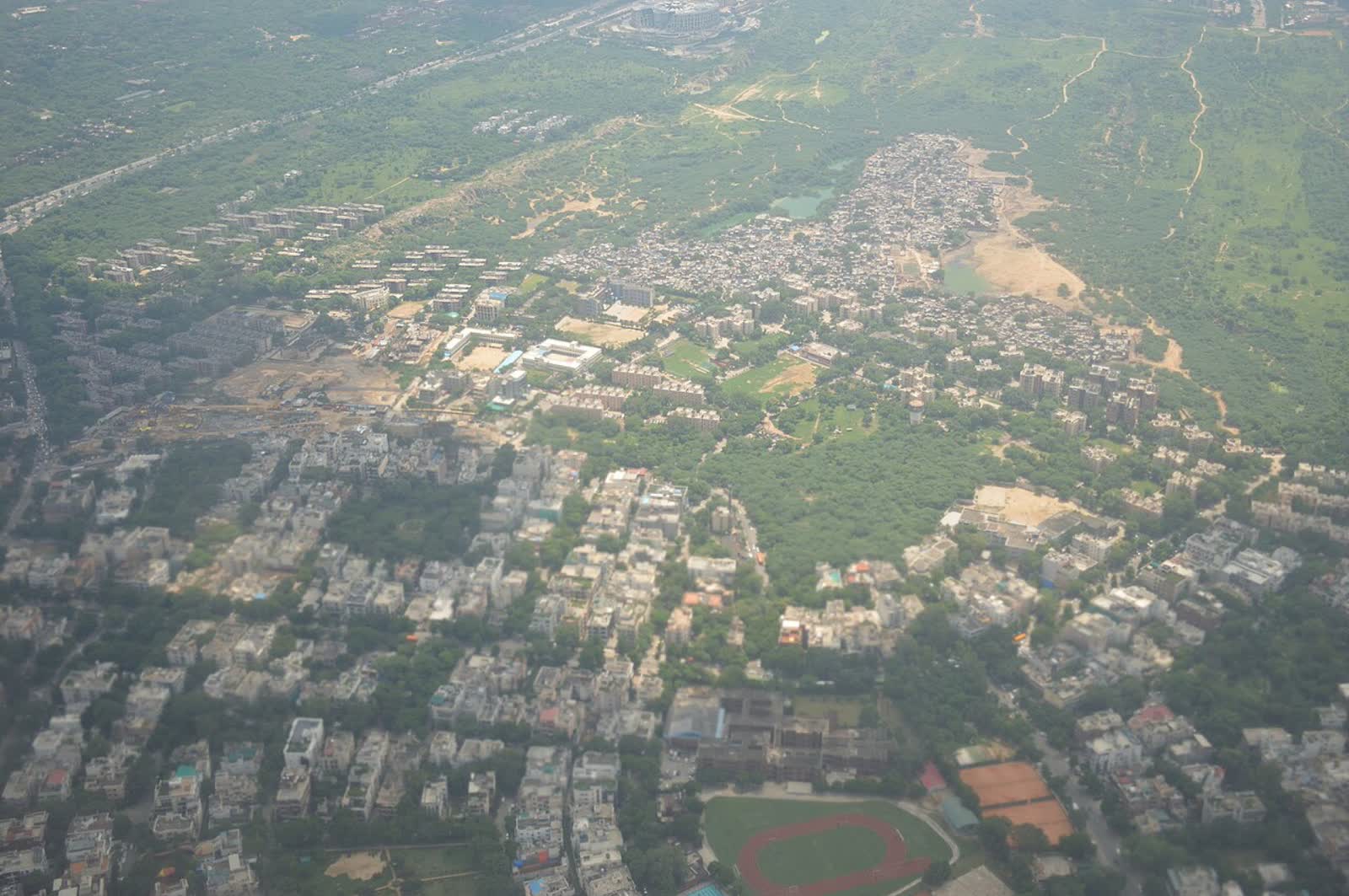 Vasant Vihar Delhi aerial